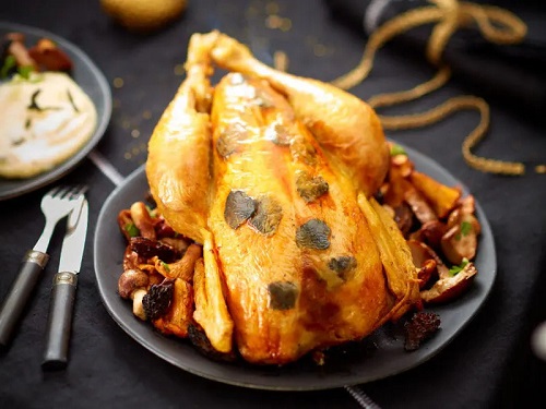 poularde de bresse demi deuil