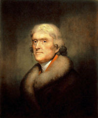 800px Reproduction of the 1805 Rembrandt Peale painting of Thomas Jefferson New York Historical Society 1