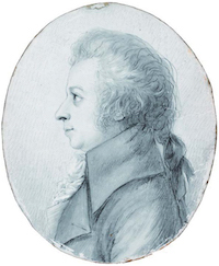 Mozart drawing by Doris Stock 1789